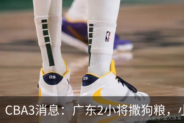 CBA3消息：广东2小将撒狗粮，小杜润旺赴辽篮，赵睿调侃周琦遭怼